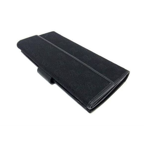 Gucci 212089 GG Pattern GG Canvas Folded Long Wallet Coin Purse - Picture 2 of 6